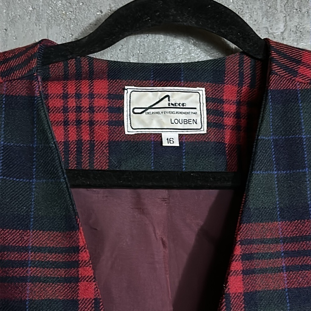 Vintage Wool Blazer, fits 12-14 - Picture 10 of 13